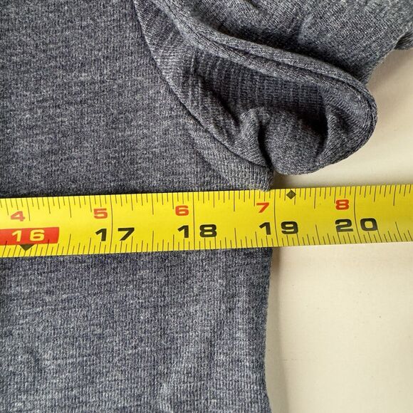 Level Ten Men's Long Sleeve Crew Neck Pullover Knit Shirt Gray Navy Small NWT - Picture 6 of 13